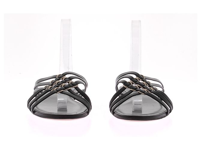 Sandali GIORGIO ARMANI T.EU 40 Pelle Nero - vista 4