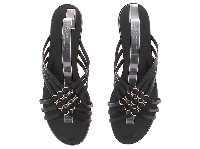 Sandali GIORGIO ARMANI T.EU 40 Pelle Nero - vista 6