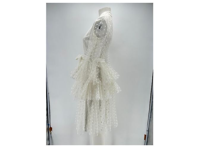 Philosophy di Lorenzo Serafini PHILOSOPHY VON LORENZO SERAFINI Kleider T.FR 36 Polyester Weiß - Ansicht 4