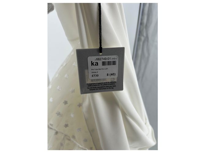 Philosophy di Lorenzo Serafini PHILOSOPHY VON LORENZO SERAFINI Kleider T.FR 36 Polyester Weiß - Ansicht 5