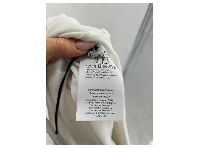 Philosophy di Lorenzo Serafini PHILOSOPHY VON LORENZO SERAFINI Kleider T.FR 36 Polyester Weiß - Ansicht 8