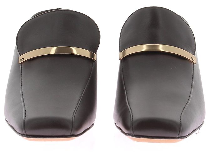 Mules e zoccoli TOD'S T.EU 39 Pelle Marrone - vista 4