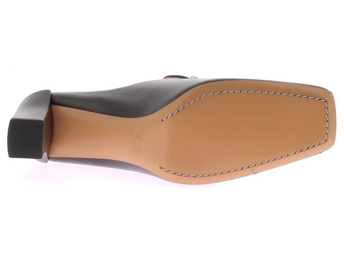 Mules e zoccoli TOD'S T.EU 39 Pelle Marrone - vista 7