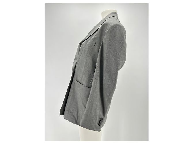 Autre Marque WOOYOUNGMI Jacken T.FR 44 Wolle Grau - Ansicht 4