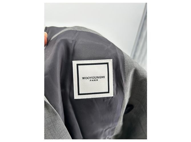 Autre Marque WOOYOUNGMI Jacken T.FR 44 Wolle Grau - Ansicht 5