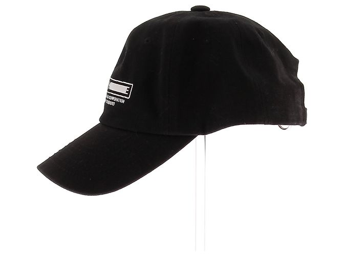 Autre Marque NON FIRMATO / NON FIRMA Cappelli e berretti T.Internazionale S Cotone Nero - vista 4