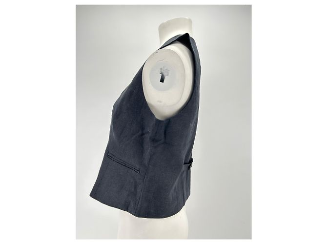 Autre Marque POSSE Tops T.International M Lino Negro - vista 4