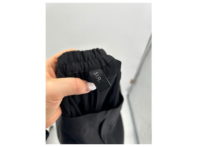 Autre Marque Pantalones SIR T.0-5 2 Lino Negro - vista 3
