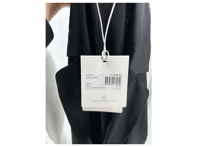 Autre Marque NICHT UNTERSCHRIEBEN / UNSIGNED Tops T.0-5 1 Synthetisch Schwarz - Ansicht 6