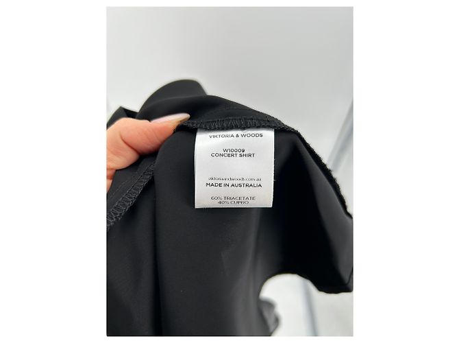 Autre Marque NICHT UNTERSCHRIEBEN / UNSIGNED Tops T.0-5 1 Synthetisch Schwarz - Ansicht 7