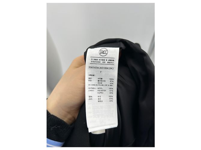 Autre Marque RECTO Jacken T.International EINHEITSGRÖSSE Wolle Schwarz - Ansicht 7