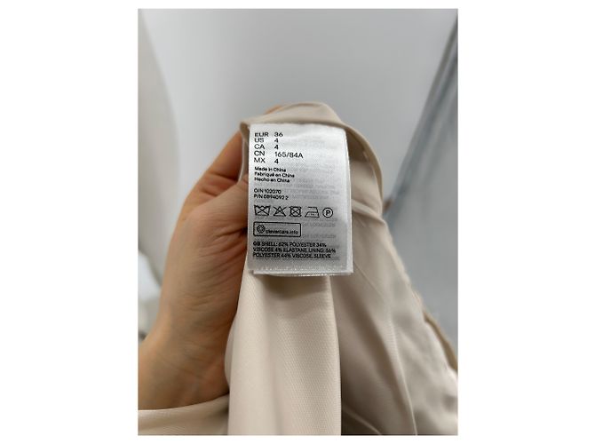 Isabel Marant Pour H&M H&M Jacken T.FR 36 Polyester Beige - Ansicht 6