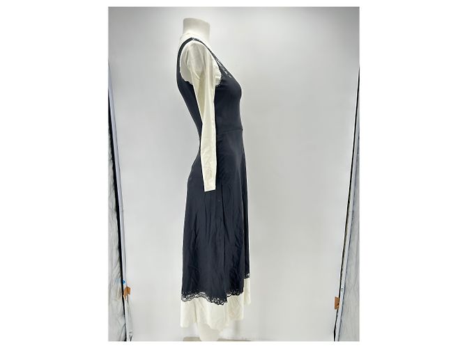 BALENCIAGA Kleider T.FR 38 Polyester Schwarz - Ansicht 3