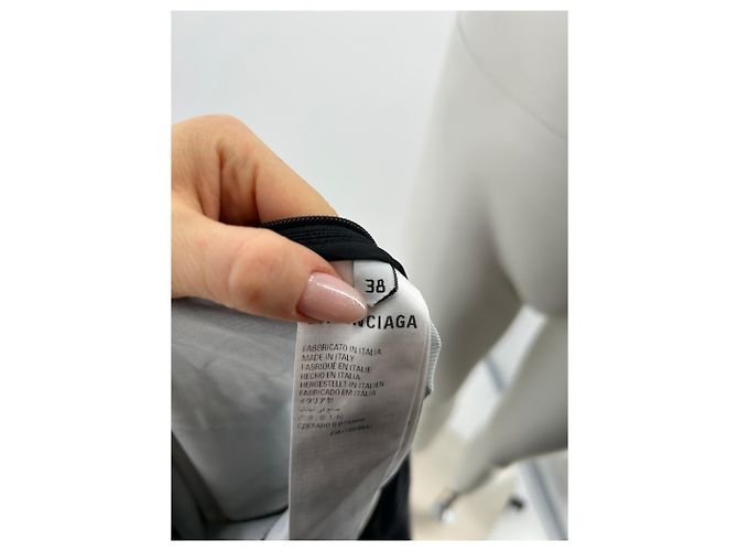 BALENCIAGA Kleider T.FR 38 Polyester Schwarz - Ansicht 8