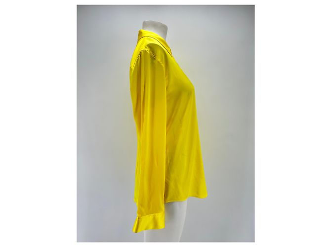 Autre Marque DE FUTURO Tops T.Internacional S Seda Amarillo - vista 3
