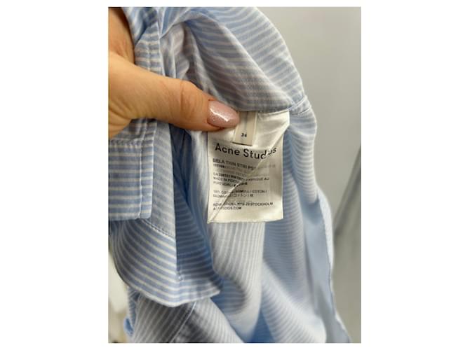 ACNE STUDIOS Tops T.FR 34 Algodón Azul - vista 7