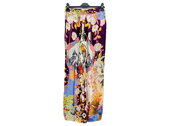 Pantalones ETRO T.IT 42 Viscosa Multicolor - vista 2