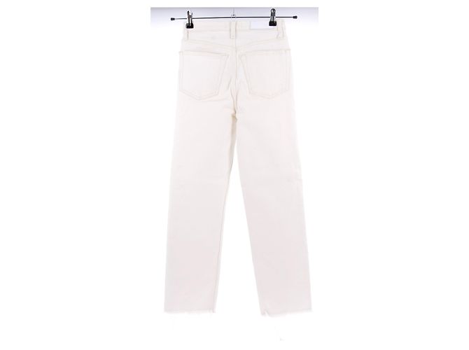 Jeans RE/DONE T.US 25 Cotone Bianco - vista 2