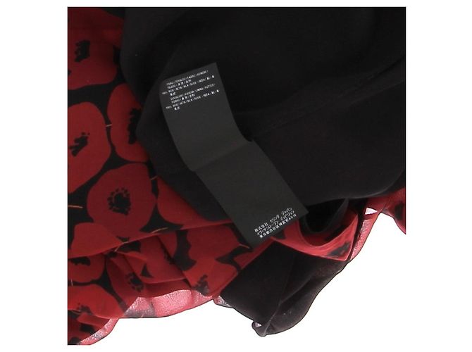 SAINT LAURENT Kleider T.FR 38 Seide Rot - Ansicht 7