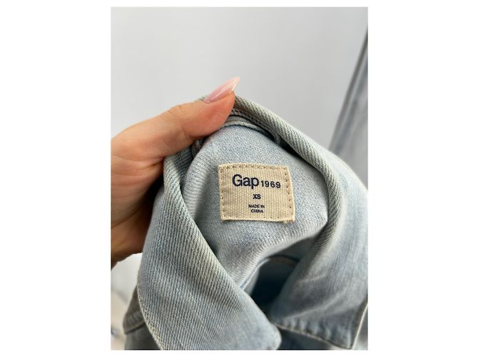 GAP Chaquetas T.Internacional XS Algodón Azul - vista 6