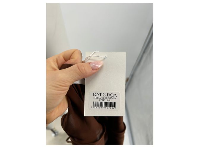 RAT & BOA Vestidos T.Internacional S Viscosa Castaño - vista 5