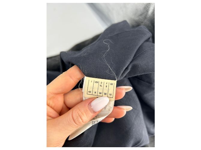 Autre Marque NON SIGNE / UNSIGNED Coats T.FR 38 Wool Grey - view 5