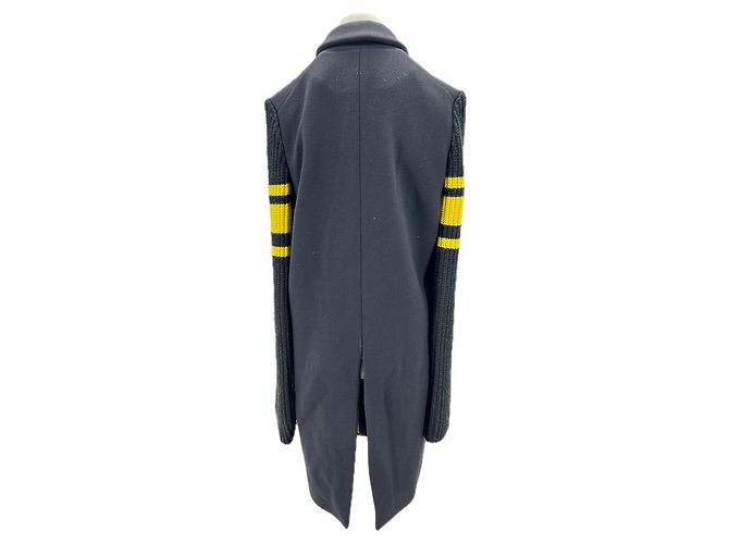 Autre Marque MIRA MIKATI Abrigos T.FR 38 Lana Negro - vista 2