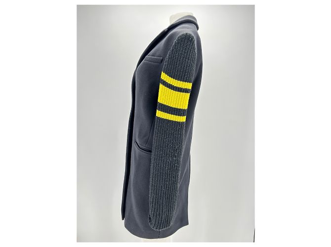Autre Marque MIRA MIKATI Abrigos T.FR 38 Lana Negro - vista 4