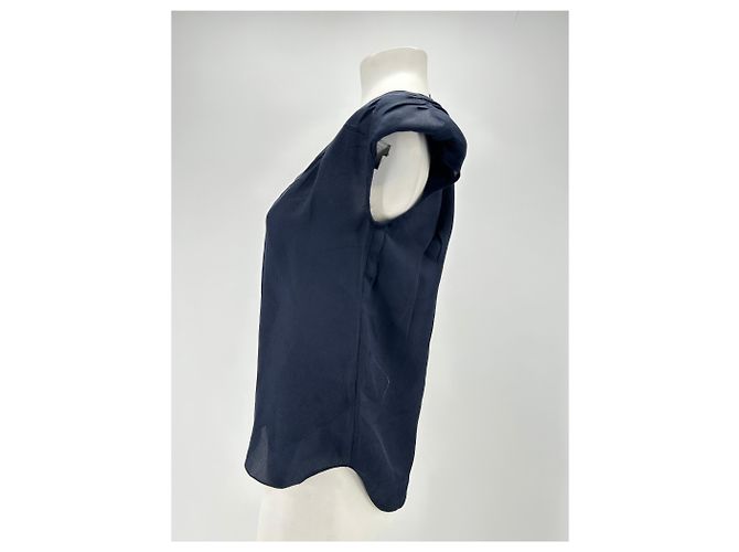 PROENZA SCHOULER Tops T.0-5 0 Seda Azul marino - vista 4