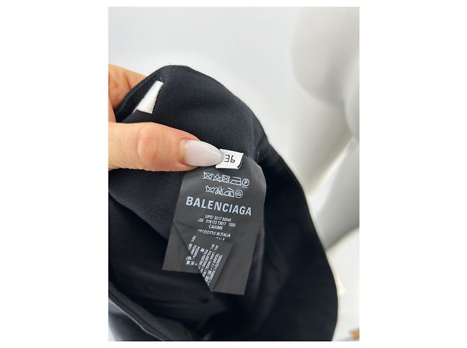 Faldas BALENCIAGA T.FR 36 Lana Negro - vista 5