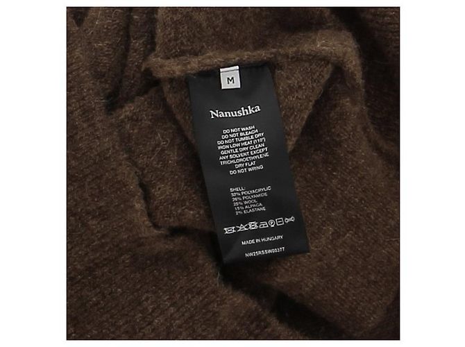 NANUSHKA Strickwaren und Sweatshirts T.International M Polyester Braun - Ansicht 6