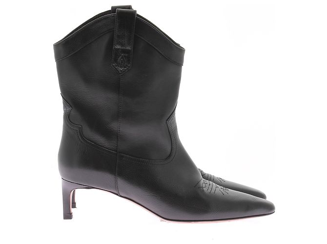 BA&SH Ankle boots T.EU 38 Leather - view 2