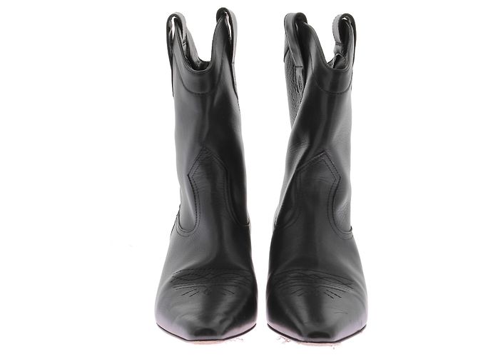 BA&SH Ankle boots T.EU 38 Leather - view 4