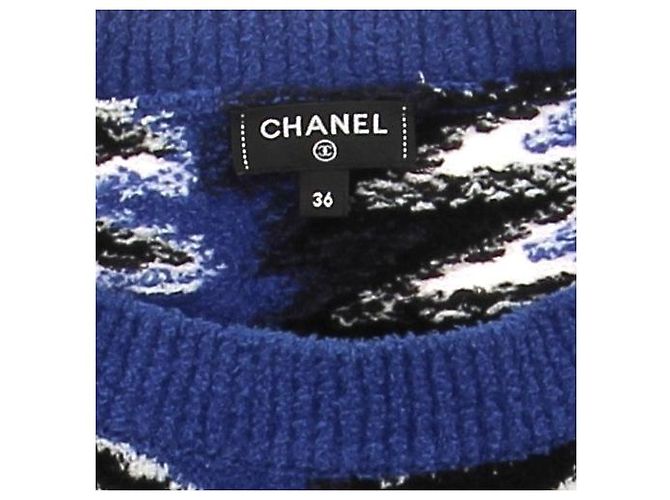 CHANEL Punto T.FR 36 Algodón Azul - vista 5