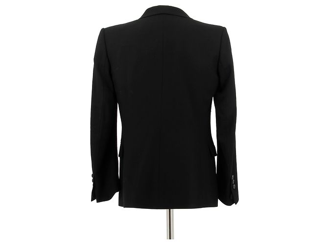 Jaquetas YVES SAINT LAURENT T.FR 40 Cashmere Preto - vista 2