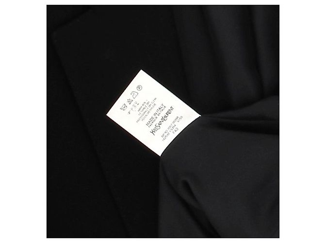 Jaquetas YVES SAINT LAURENT T.FR 40 Cashmere Preto - vista 6