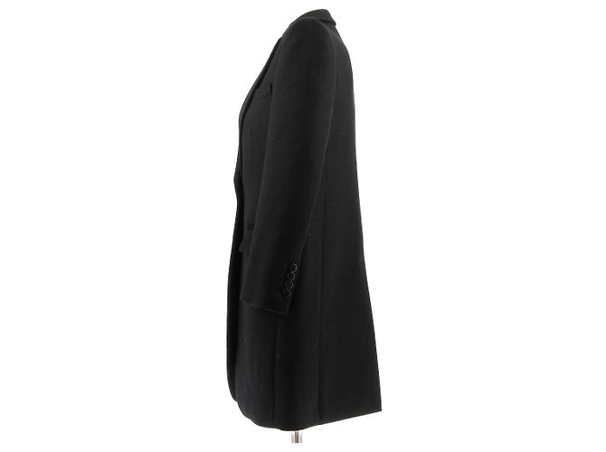 Stella Mc Cartney Casacos STELLA MCCARTNEY T.IT 42 Lã Preto - vista 3