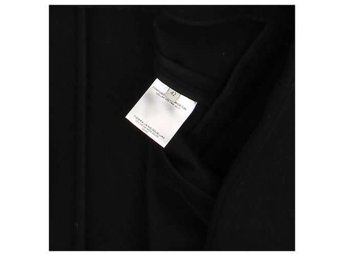 Stella Mc Cartney Casacos STELLA MCCARTNEY T.IT 42 Lã Preto - vista 6