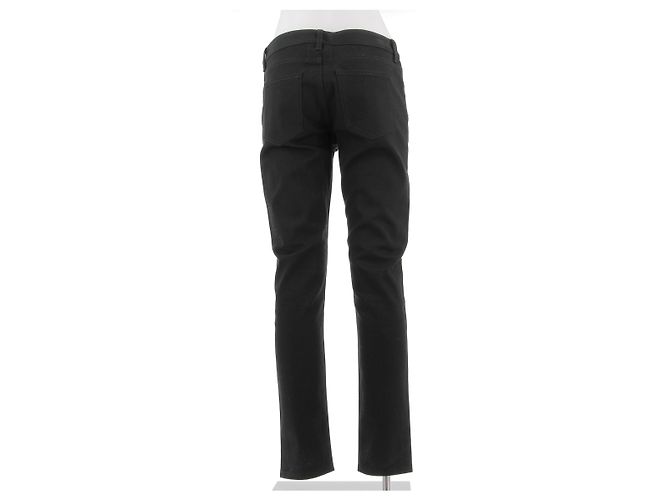 Jeans SAINT LAURENT T.US 30 Denim - Jeans Negro - vista 3