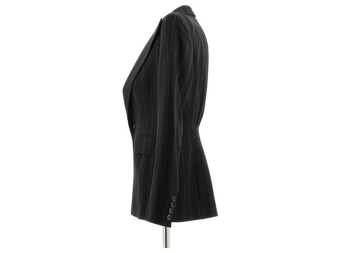 Giacche RALPH LAUREN COLLECTION T.US 4 in lana Nero - vista 3