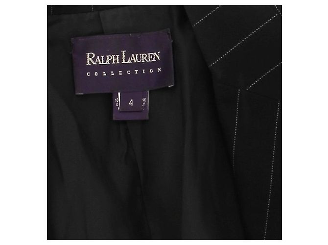 Giacche RALPH LAUREN COLLECTION T.US 4 in lana Nero - vista 5