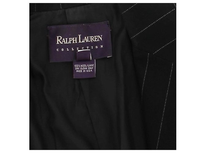 Giacche RALPH LAUREN COLLECTION T.US 4 in lana Nero - vista 6