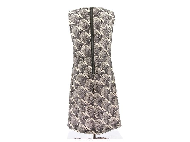 Vestido MARNI T.IT 38 Algodón Gris - vista 2