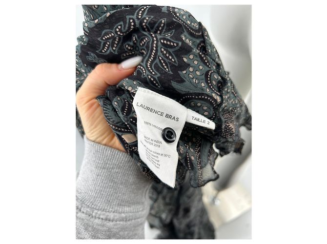 LAURENCE BRAS Vestidos T.0-5 2 Viscosa Negro - vista 2
