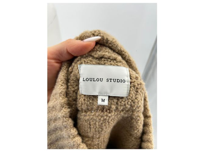 Autre Marque LOULOU STUDIO Strickwaren T.International M Wolle Braun - Ansicht 5