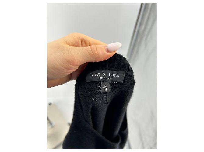 RAG & BONE Vestidos T.Internacional M Lana Negro - vista 5