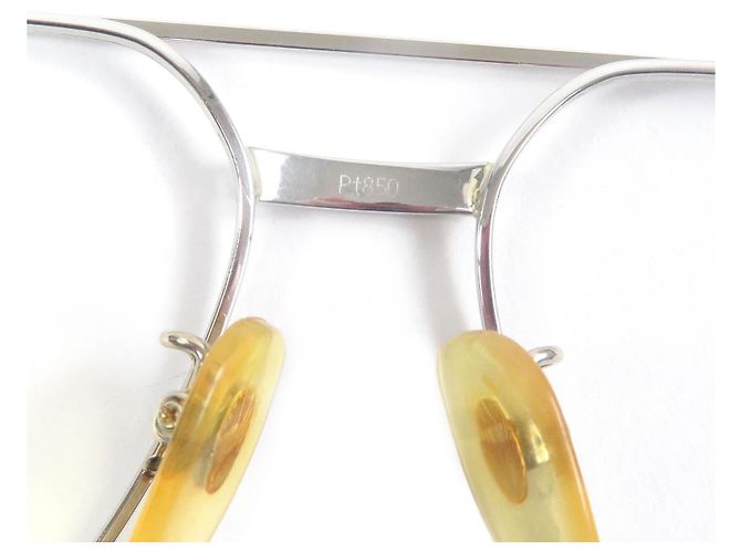 SEIKO LIONDOR Pt850 Glasses Silver - view 7
