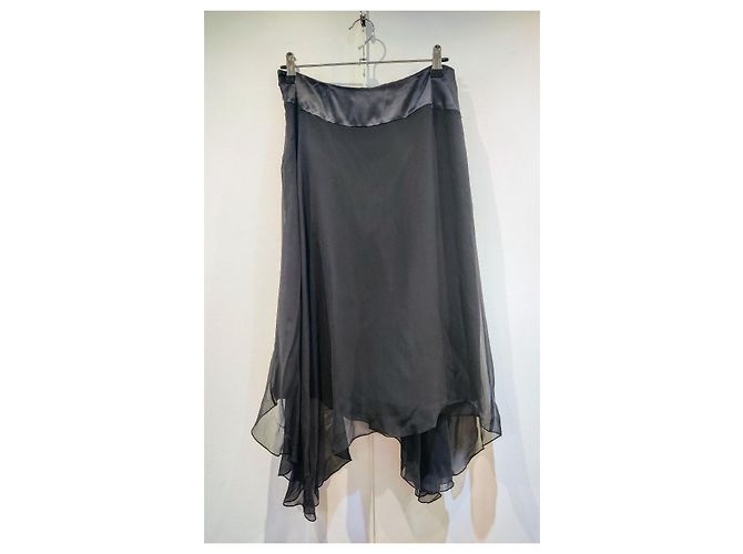 Falda de voile Renato Nucci Negro - vista 3