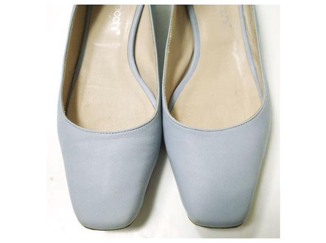 Autre Marque Scarpe flat quadrate in pelle ERIKA ROCCHI Blu - vista 5