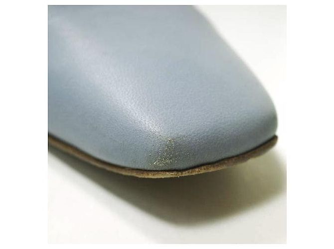 Autre Marque Scarpe flat quadrate in pelle ERIKA ROCCHI Blu - vista 7